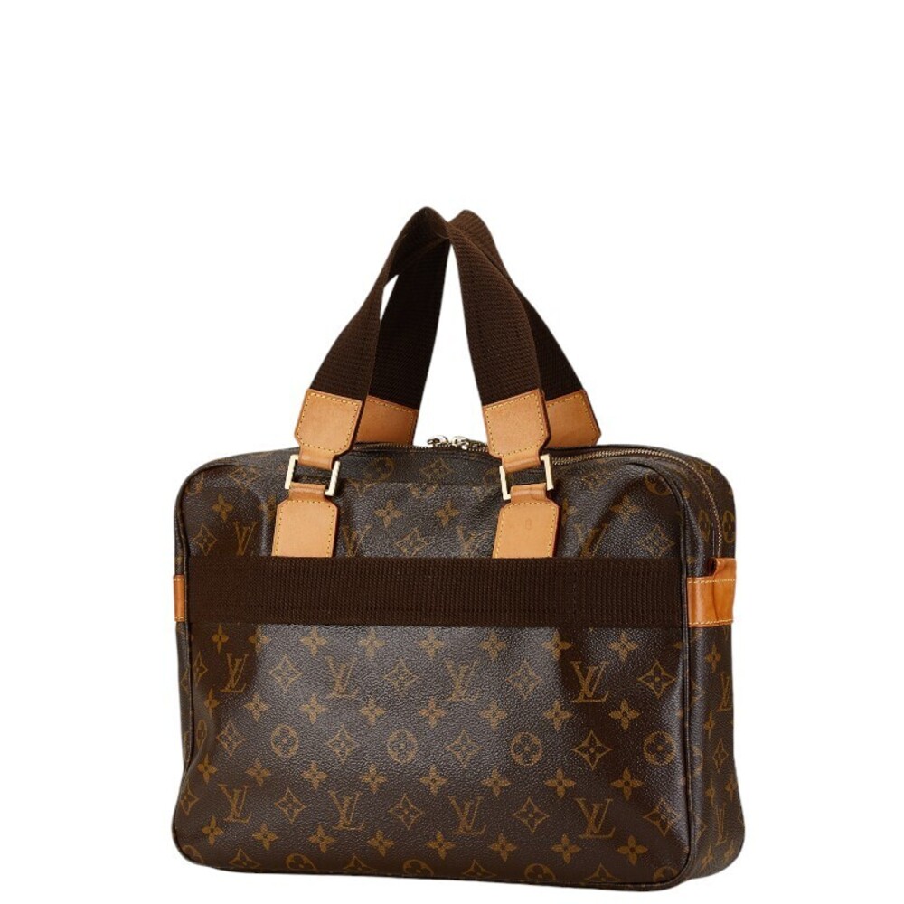Louis Vuitton Bag Sac Monogram Shoulder Bosphore Brown Leather